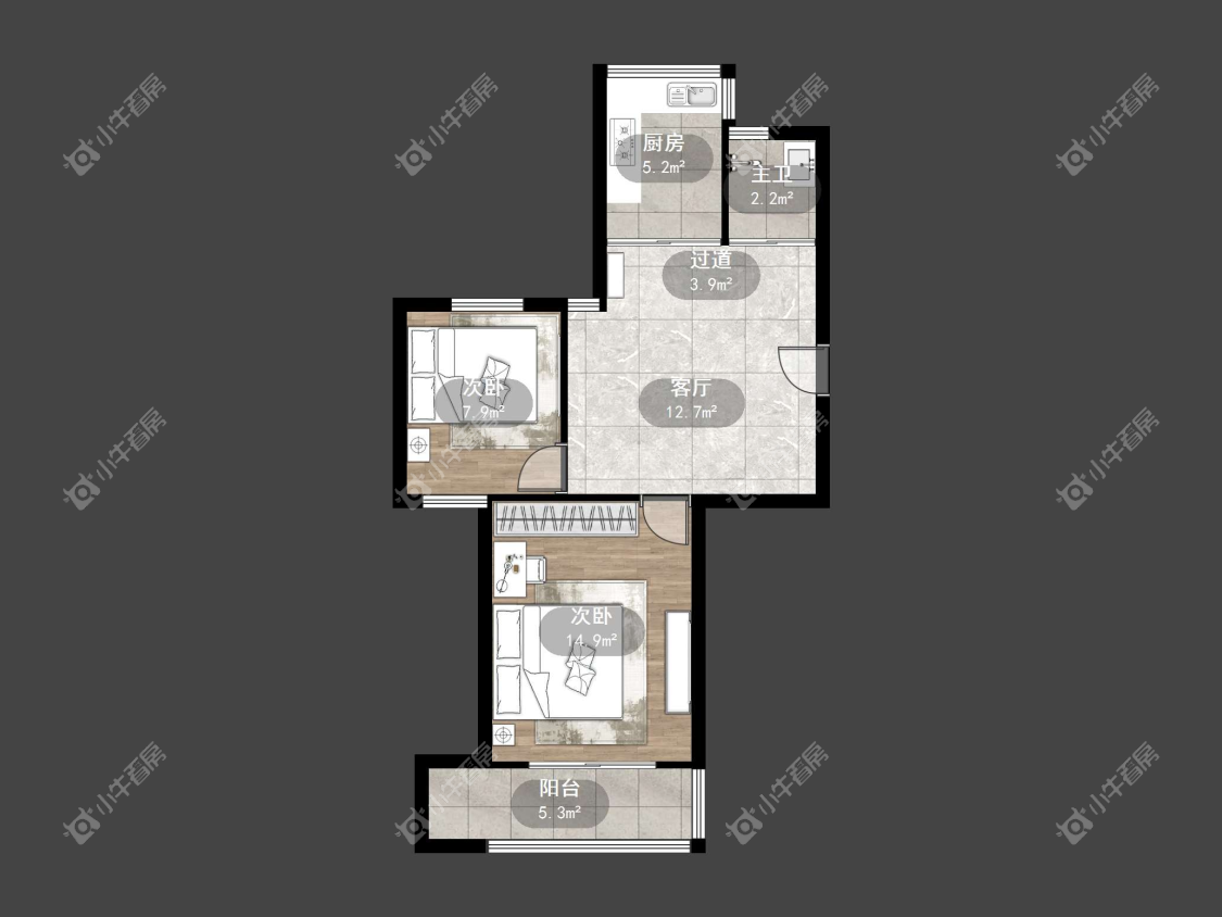 镇江凤凰新村在售二手房源户型图_小牛看房