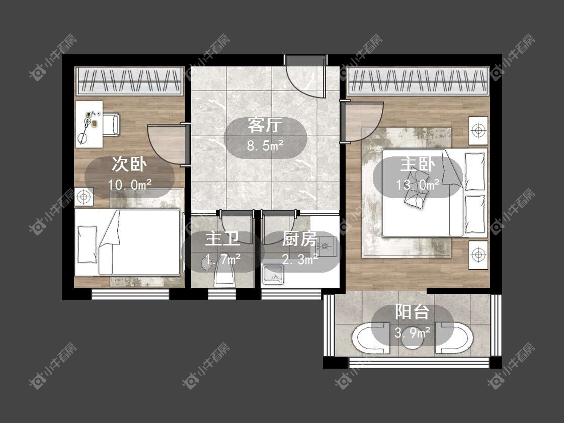 镇江麻巷门在售二手房源户型图_小牛看房