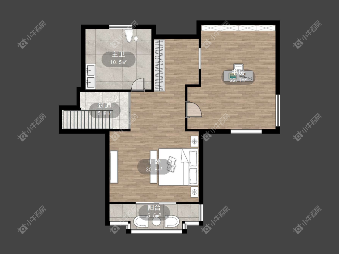 镇江豪门兰庭在售二手房源户型图_小牛看房