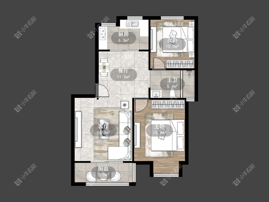 镇江缇香花园二期在售二手房源户型图_小牛看房