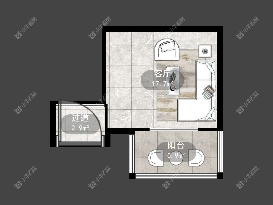 镇江豪门兰庭在售二手房源户型图_小牛看房