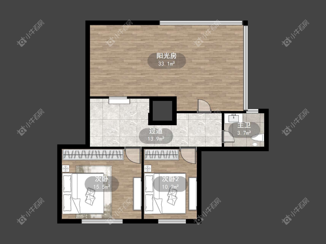 镇江金鼎城市花园在售二手房源户型图_小牛看房
