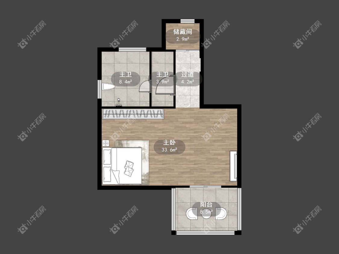 镇江吾悦华府（丹阳）在售二手房源户型图_小牛看房