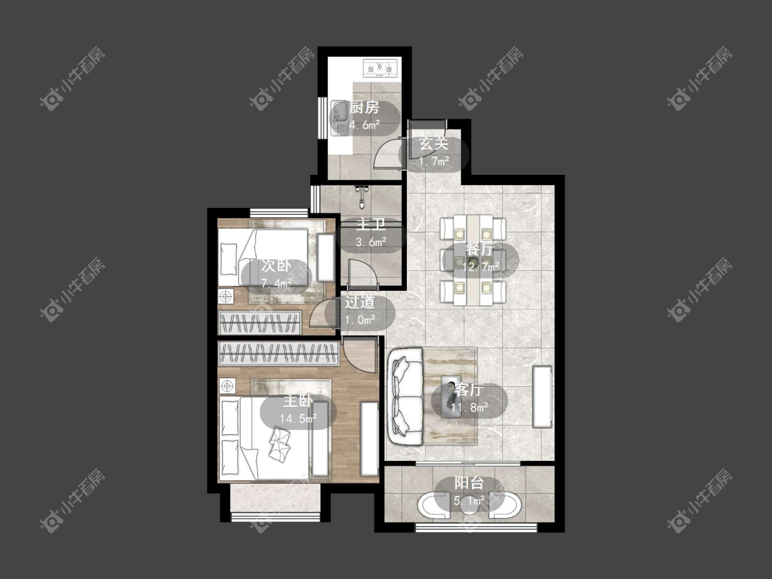 镇江大亚第一城在售二手房源户型图_小牛看房