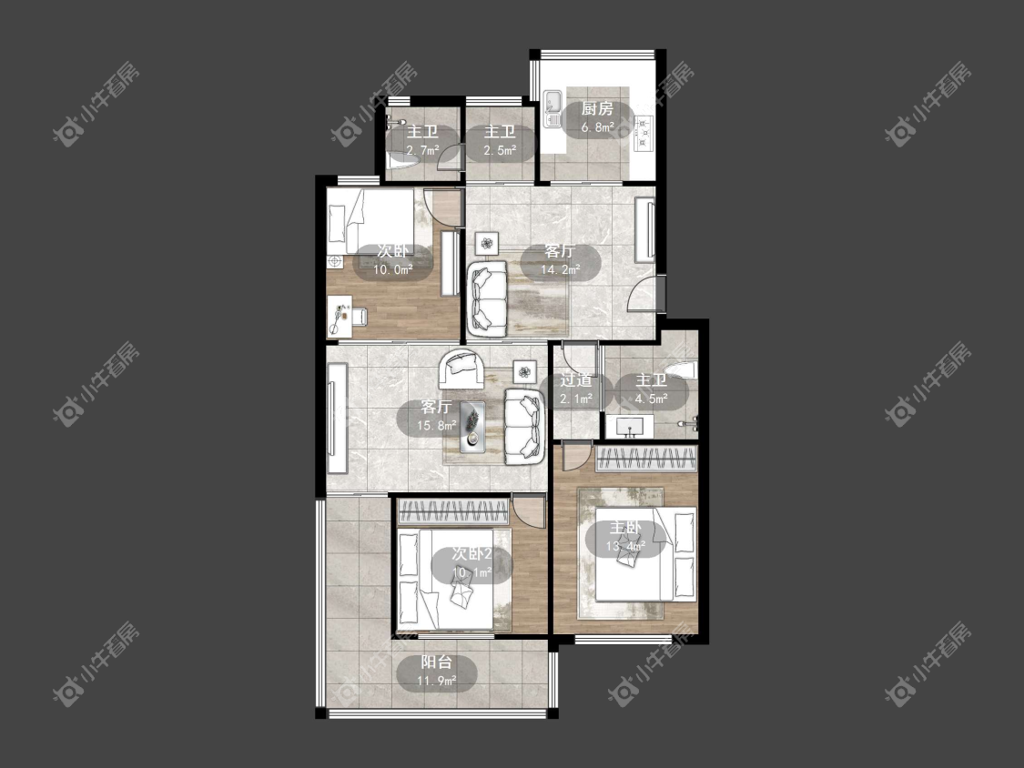 镇江凤凰新村在售二手房源户型图_小牛看房