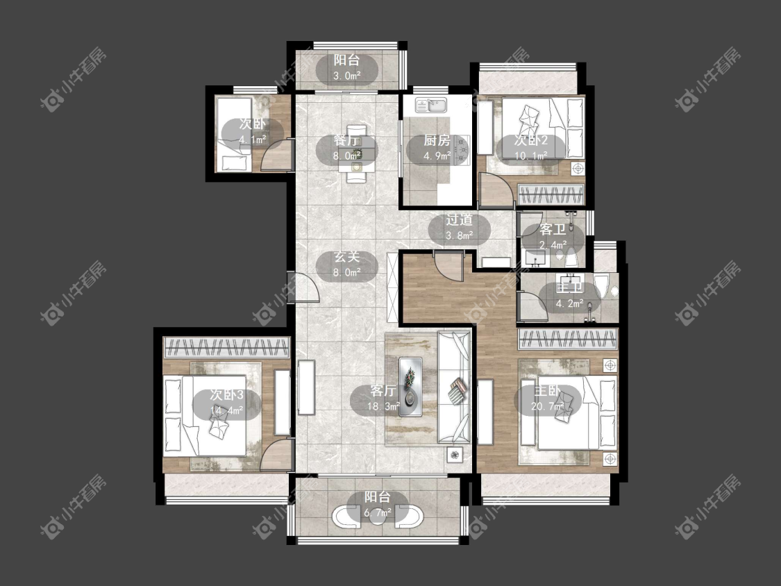 镇江碧桂园樾府在售二手房源户型图_小牛看房