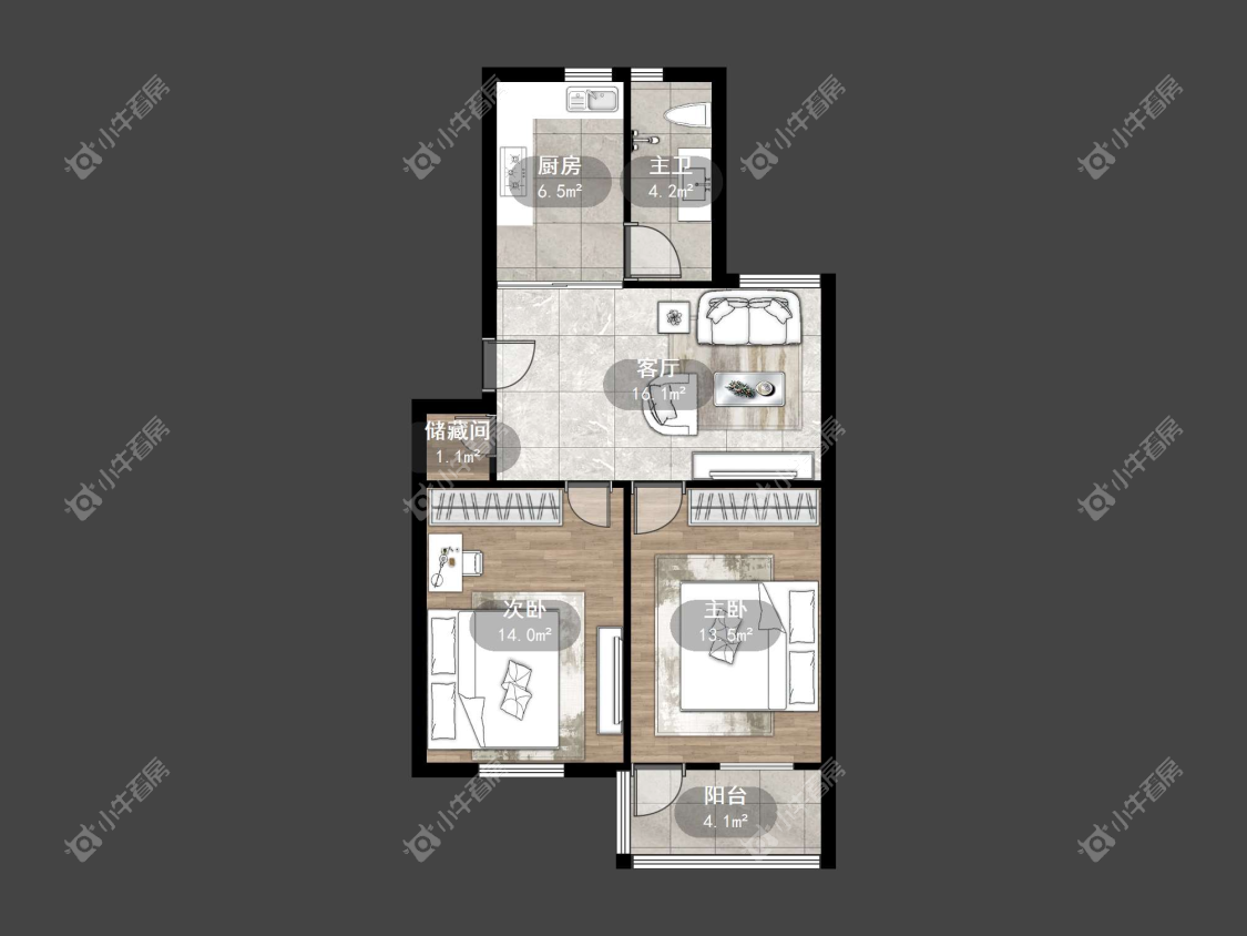 镇江小定船在售二手房源户型图_小牛看房