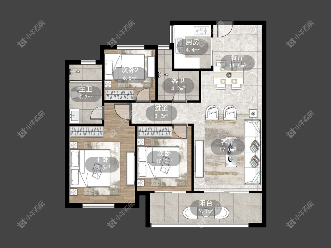 镇江中南熙悦城中南二期在售二手房源_小牛看房