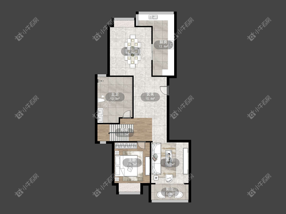 镇江金鼎城市花园在售二手房源户型图_小牛看房