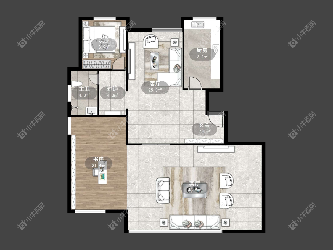 镇江翡翠林花园（天福花园）在售二手房源户型图_小牛看房