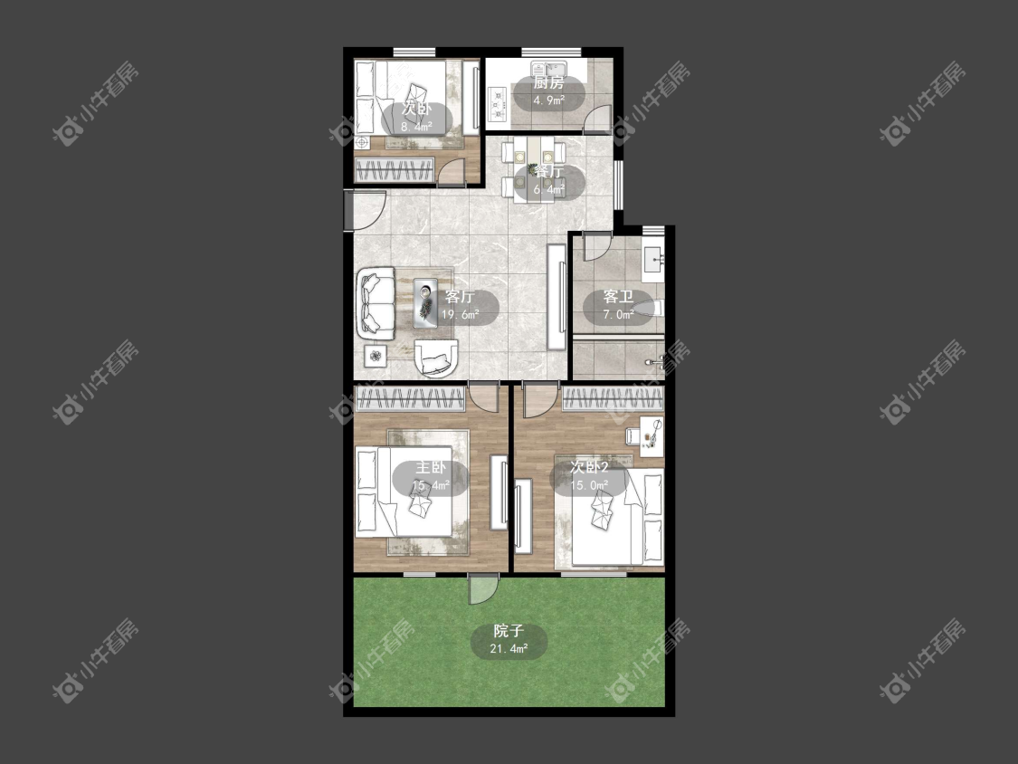 镇江东方苑在售二手房源户型图_小牛看房