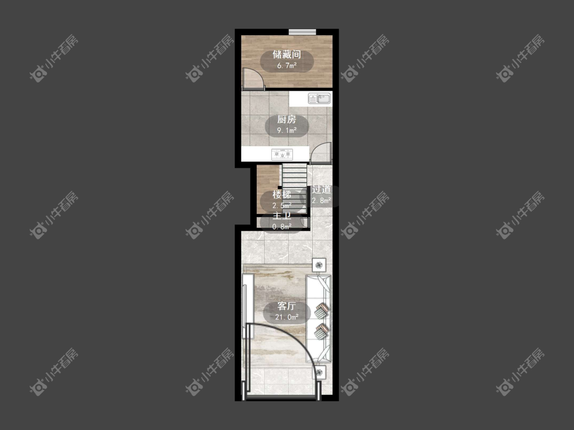 镇江丹桂园南区在售二手房源户型图_小牛看房