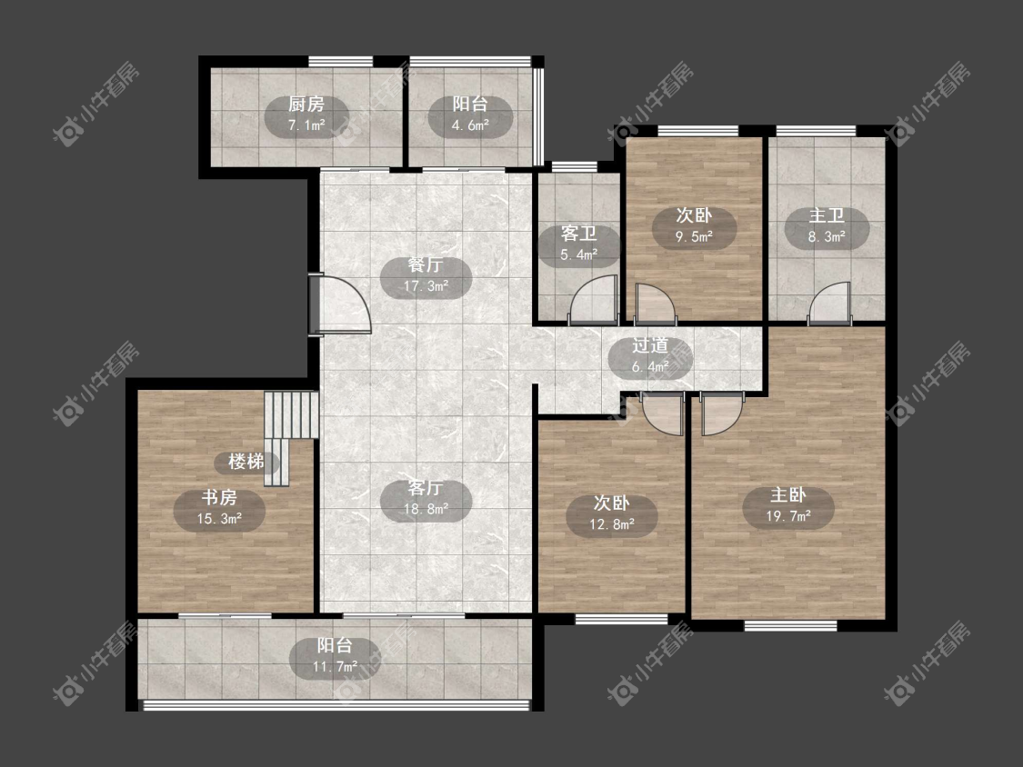 镇江中南熙悦城中南二期在售二手房源户型图_小牛看房