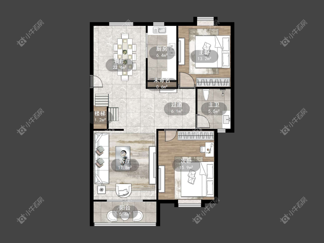 镇江普善人家在售二手房源户型图_小牛看房