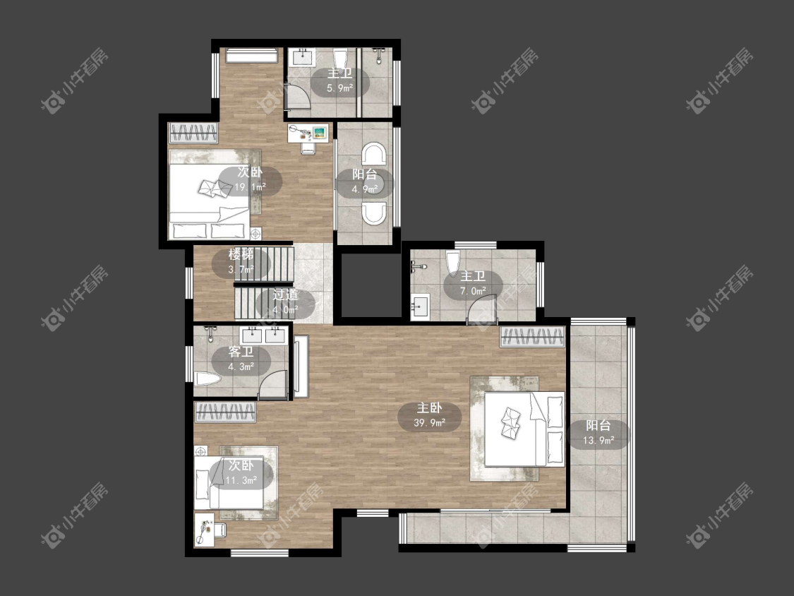 镇江天悦名城在售二手房源户型图_小牛看房