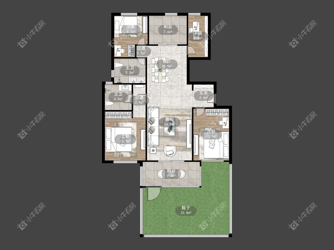 镇江凤凰郡在售二手房源户型图_小牛看房