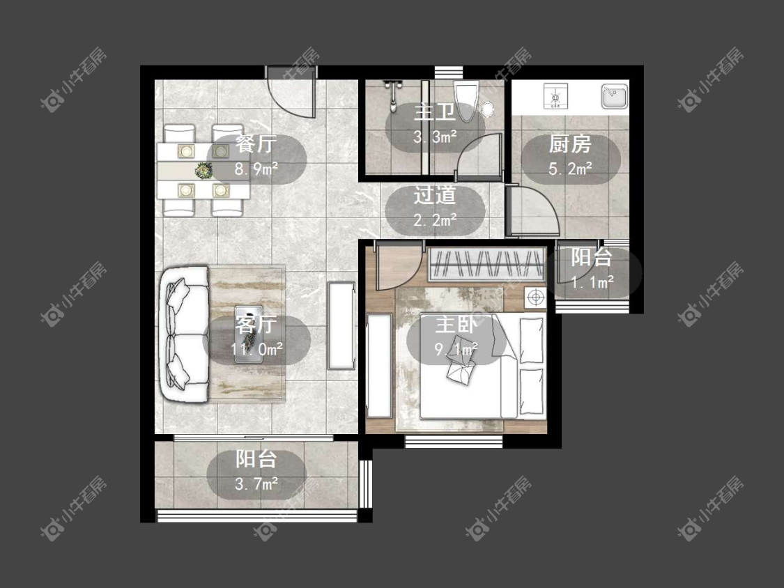镇江碧桂园在售二手房源户型图_小牛看房