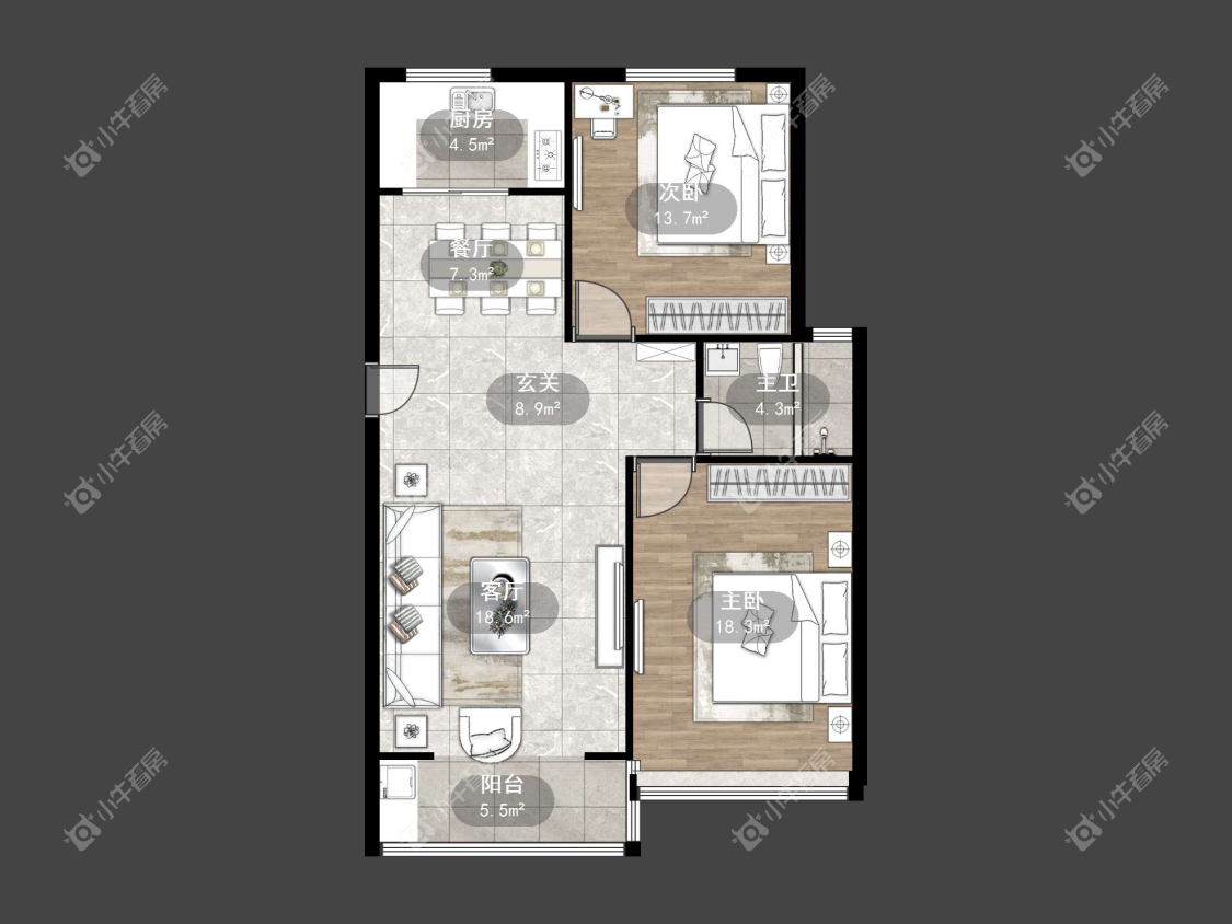 镇江碧水兰庭在售二手房源户型图_小牛看房