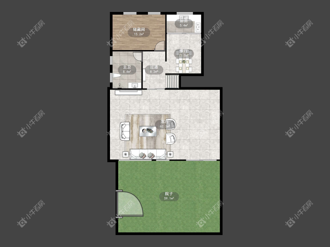 镇江练湖东湖新村别墅在售二手房源户型图_小牛看房