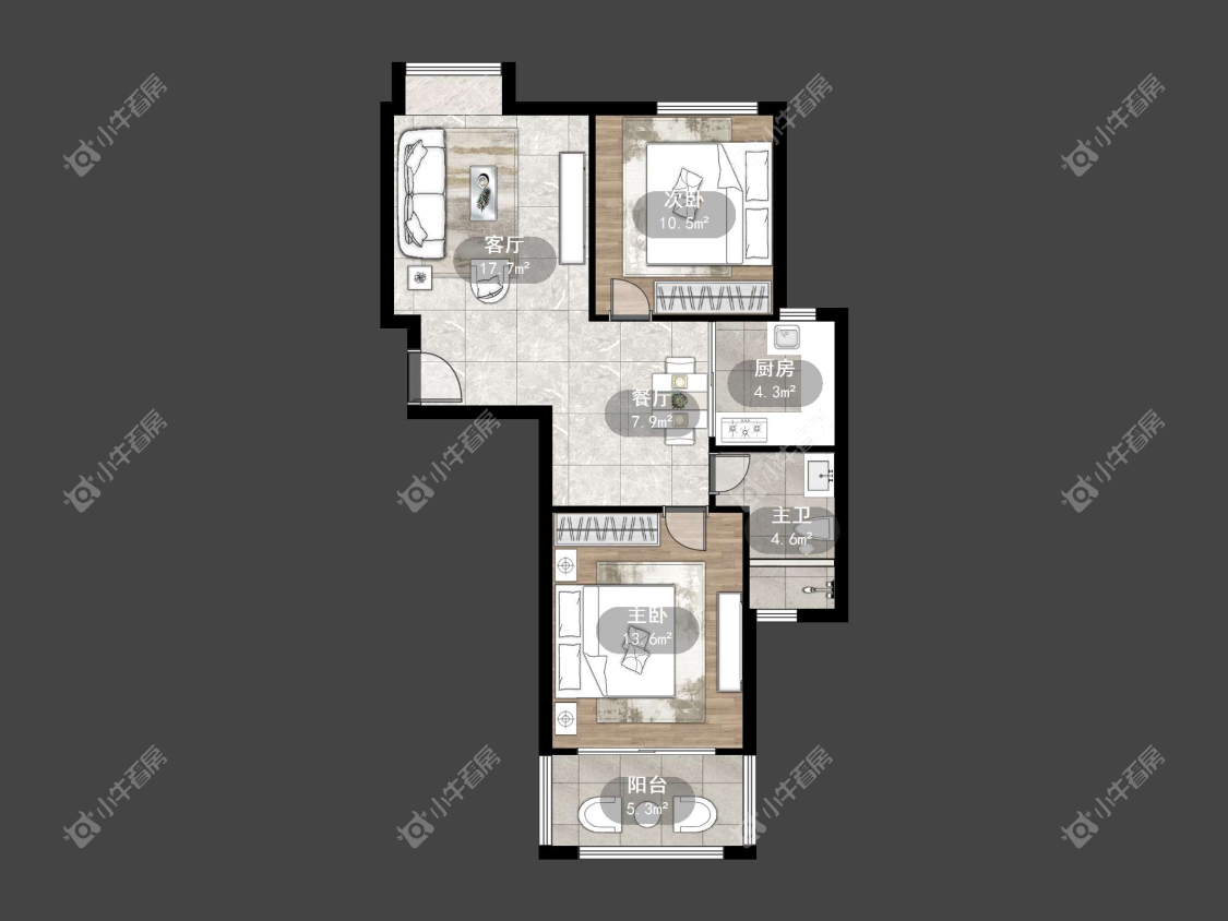 镇江开发区曲阿路1号综合楼在售二手房源户型图_小牛看房