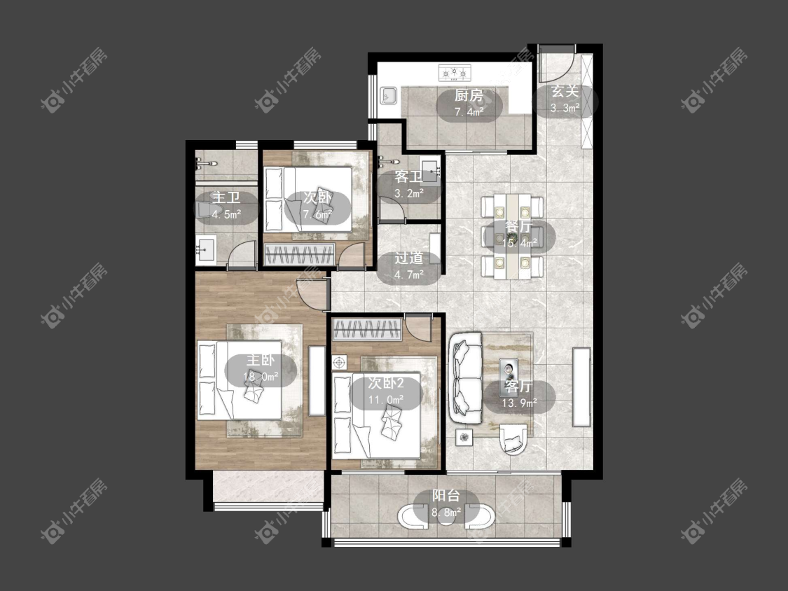 镇江凤熹台在售二手房源户型图_小牛看房