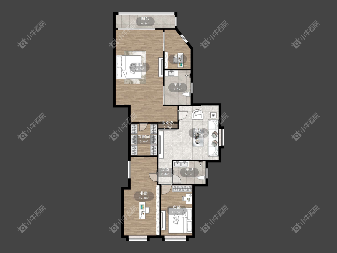 镇江凤翔花园在售二手房源户型图_小牛看房