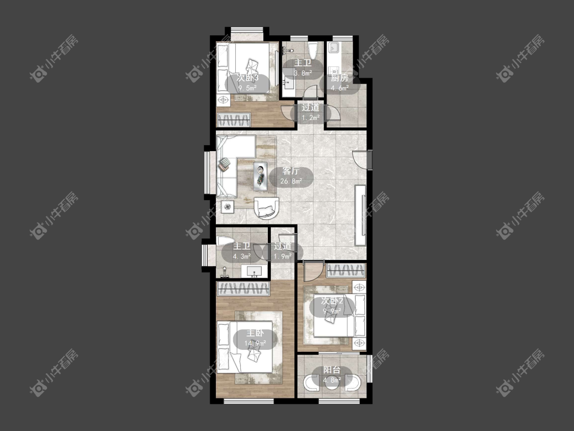镇江荣城国际一期在售二手房源_小牛看房