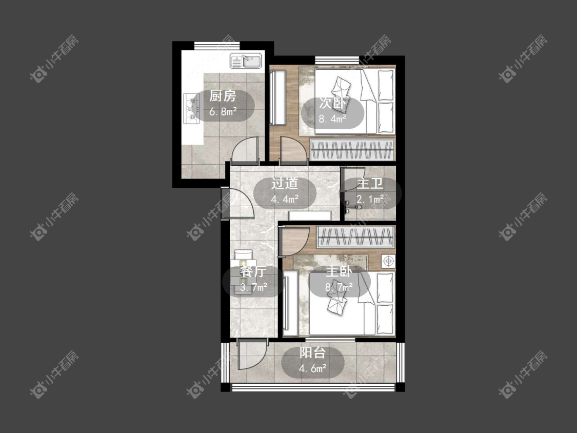 镇江河滨新村（丹阳）在售二手房源户型图_小牛看房