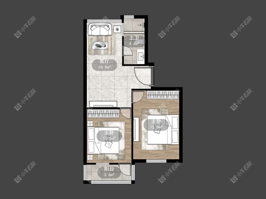 镇江云阳新村在售二手房源户型图_小牛看房