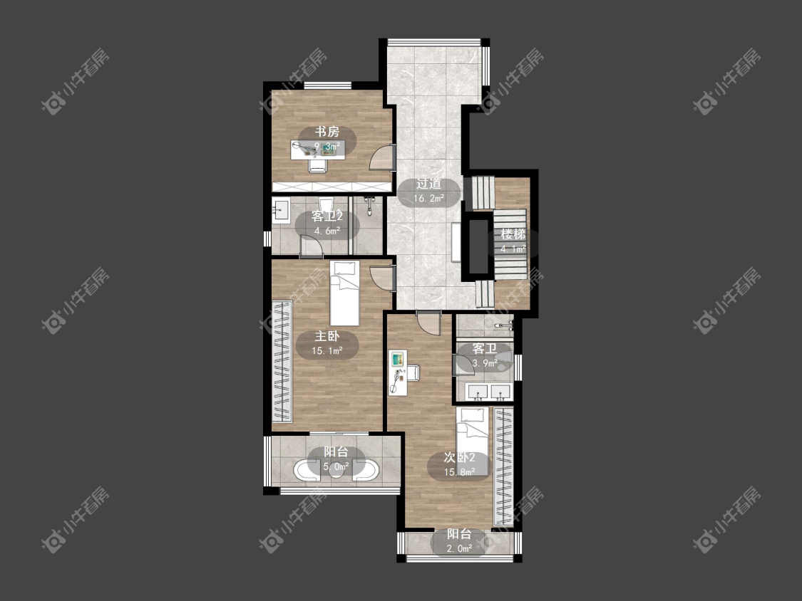 镇江吾悦华府（丹阳）在售二手房源户型图_小牛看房