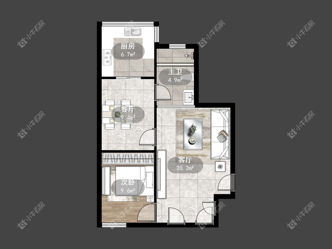 镇江幸福小区在售二手房源户型图_小牛看房