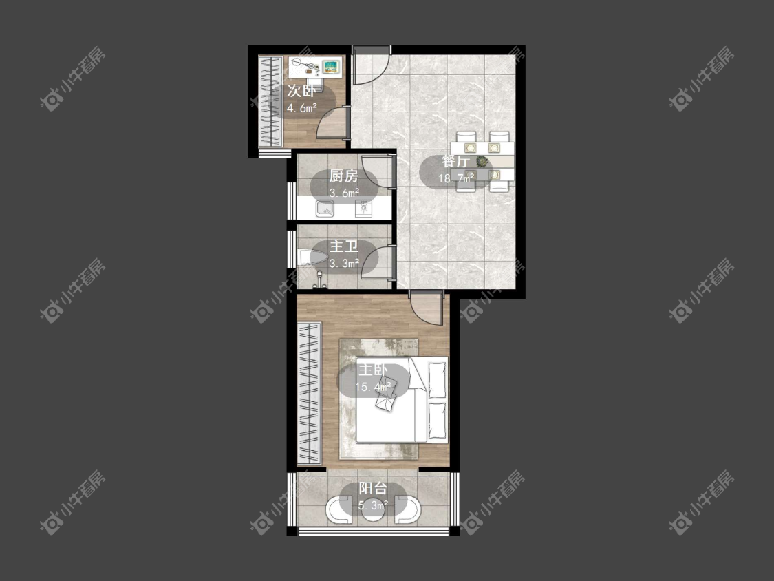 镇江南门花园在售二手房源户型图_小牛看房