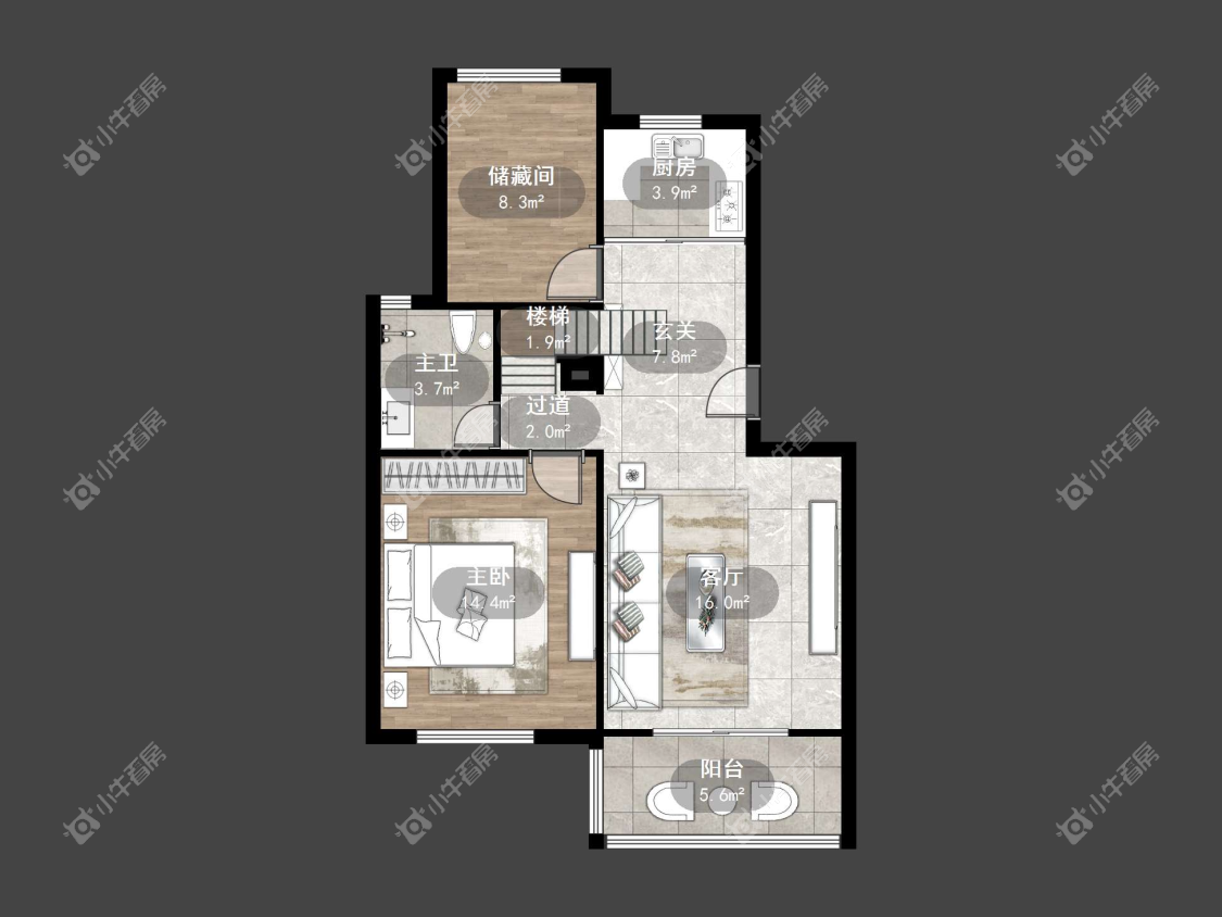镇江风雅尚都在售二手房源户型图_小牛看房