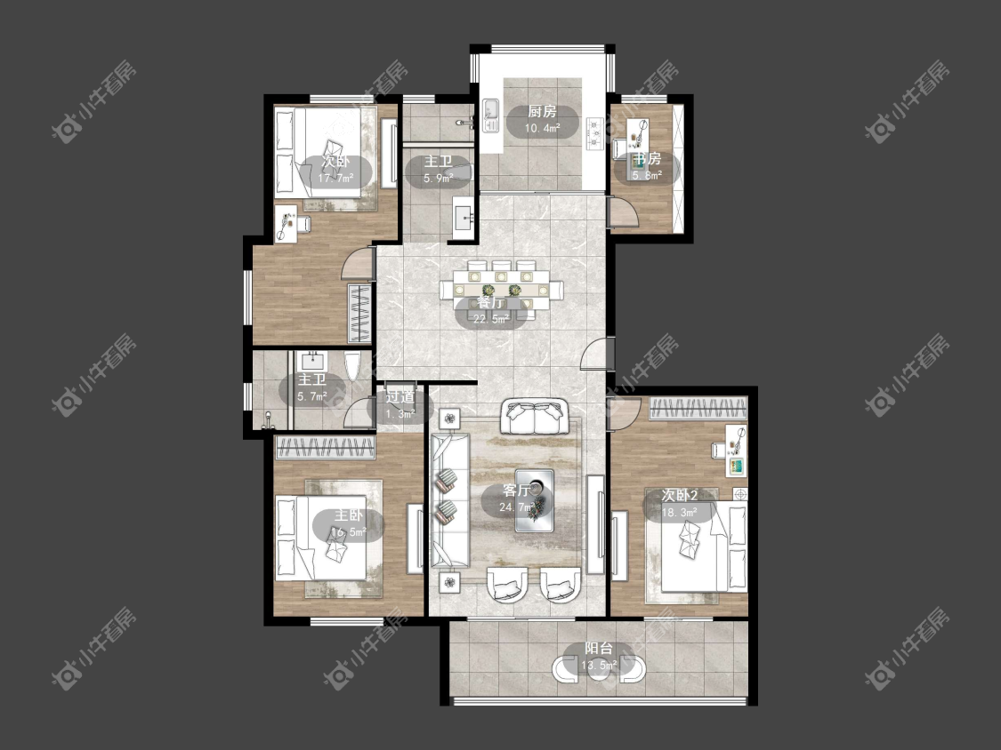 镇江天怡南郡在售二手房源户型图_小牛看房