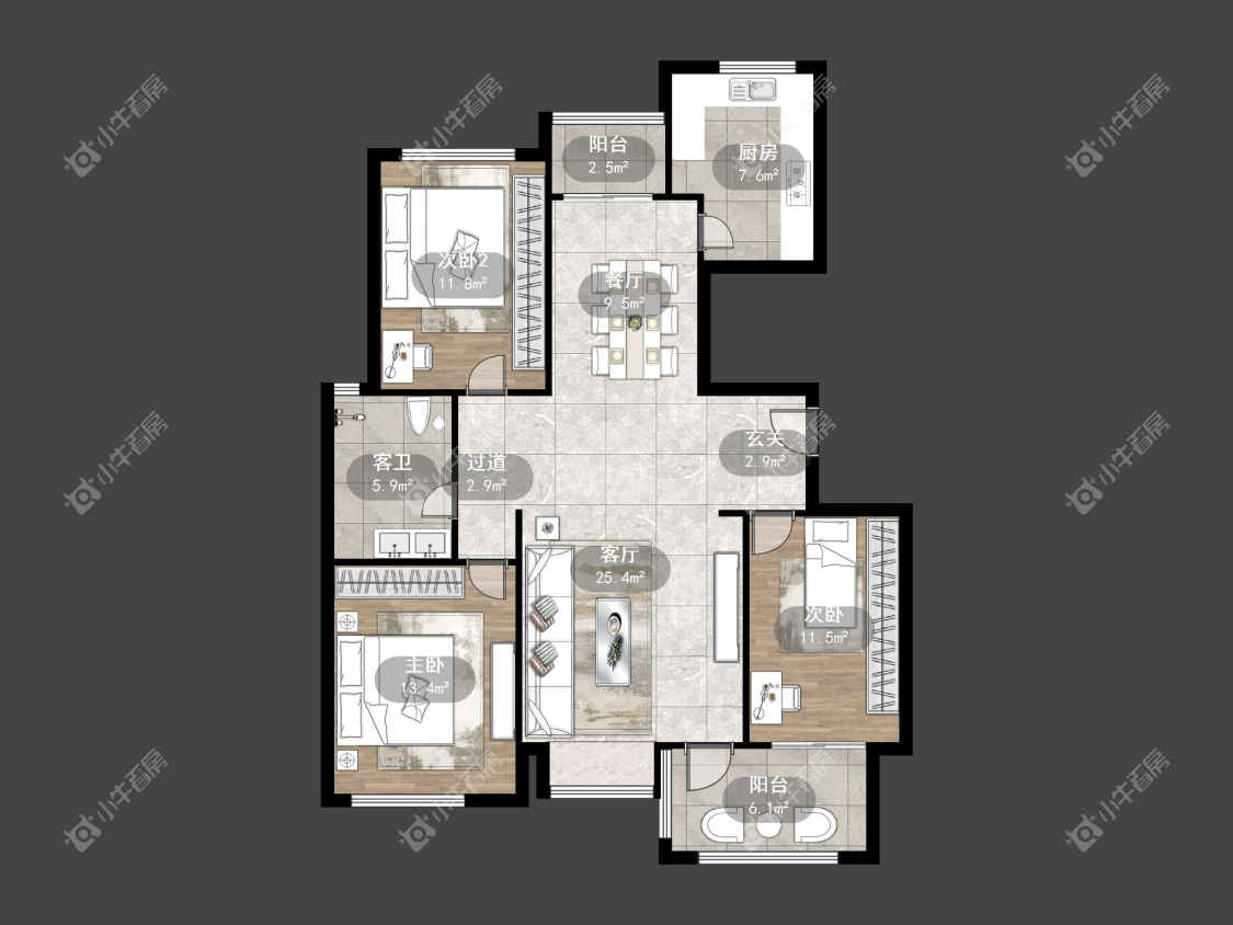 镇江御珑湾(丹阳)在售二手房源_小牛看房