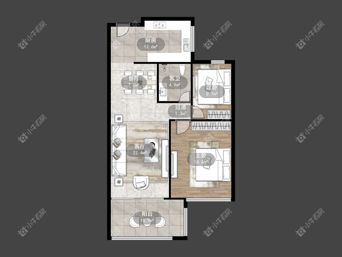 镇江御珑湾(丹阳)在售二手房源户型图_小牛看房
