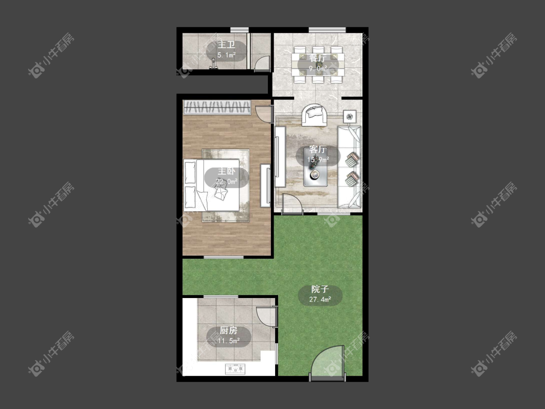 镇江司徒镇东风村在售二手房源户型图_小牛看房