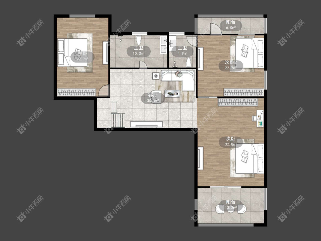 镇江嘉源首府在售二手房源户型图_小牛看房