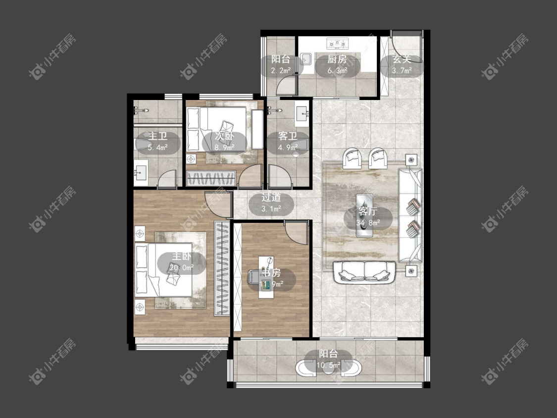 镇江凤熹台在售二手房源户型图_小牛看房