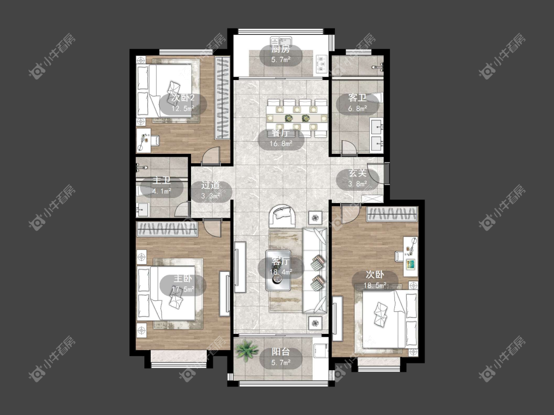镇江文化雅居在售二手房源户型图_小牛看房