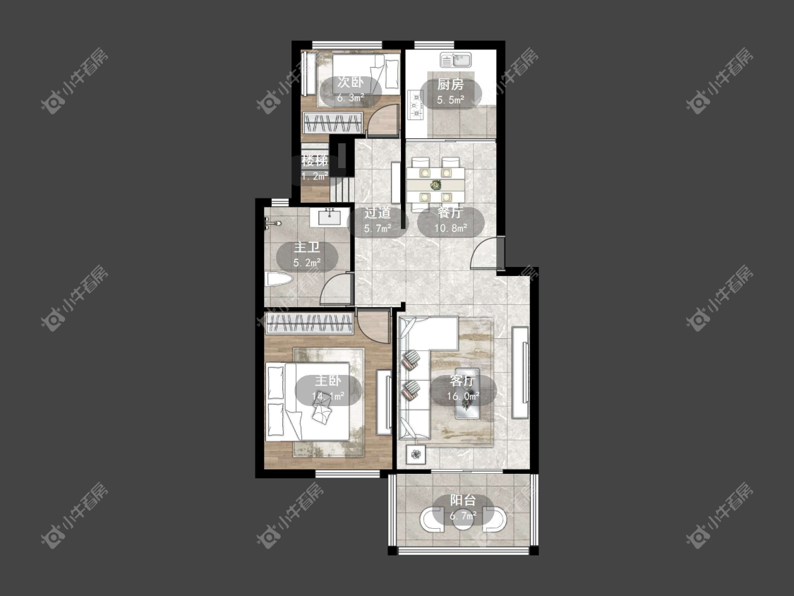 镇江滨河凤凰城在售二手房源户型图_小牛看房