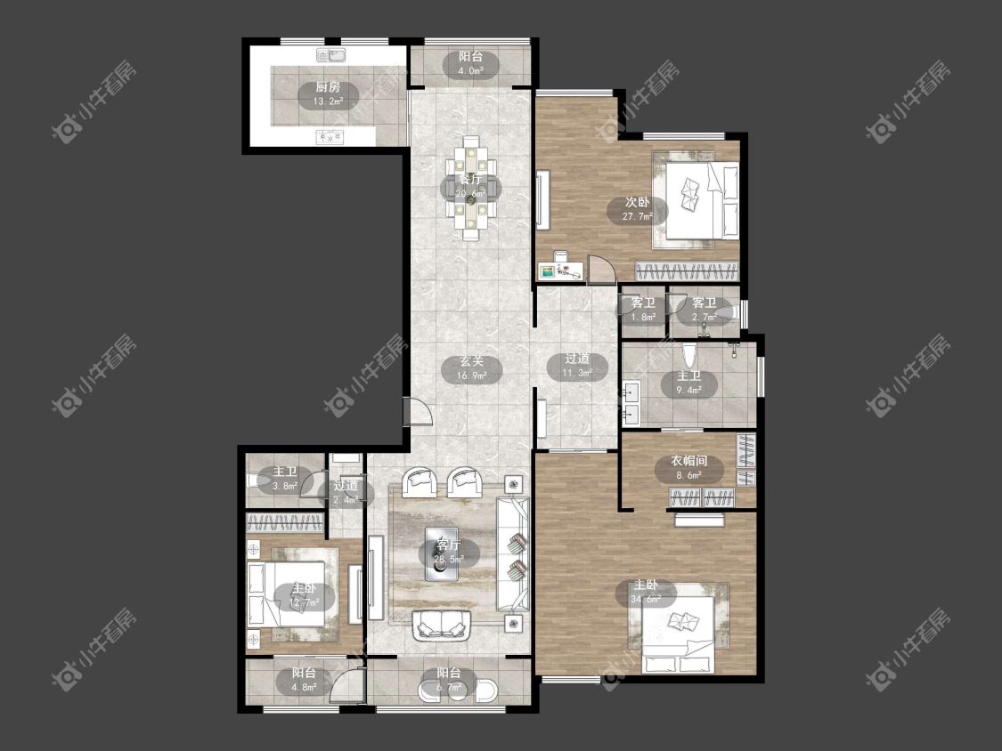 镇江荣城国际（藏龙御景）在售二手房源户型图_小牛看房