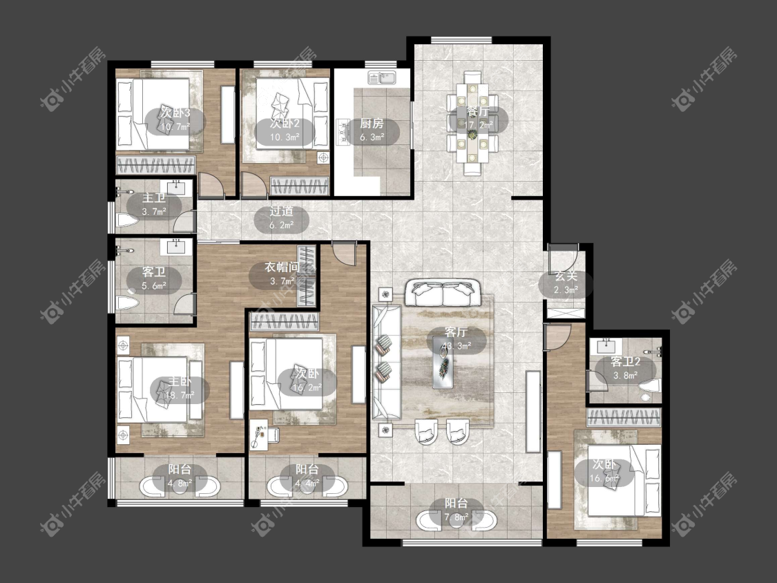 镇江大亚第一城在售二手房源户型图_小牛看房