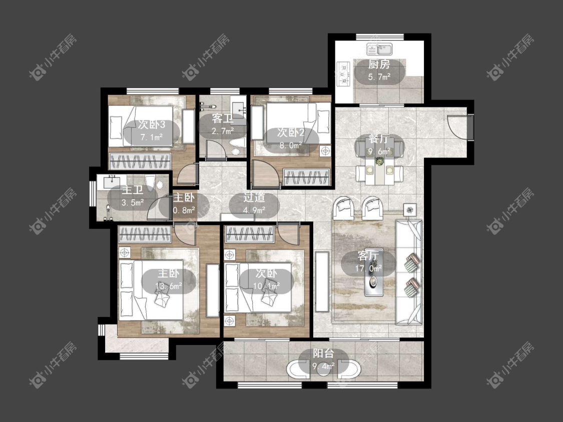 镇江中南君悦府中南一期在售二手房源_小牛看房