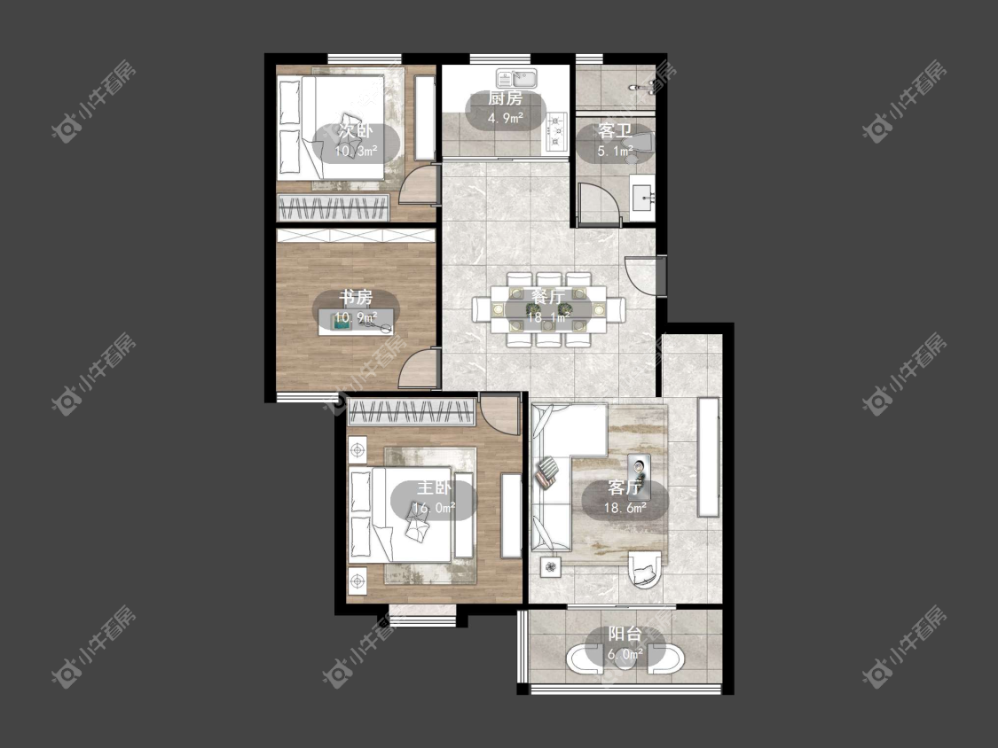 镇江景阳花园（丹阳）在售二手房源户型图_小牛看房