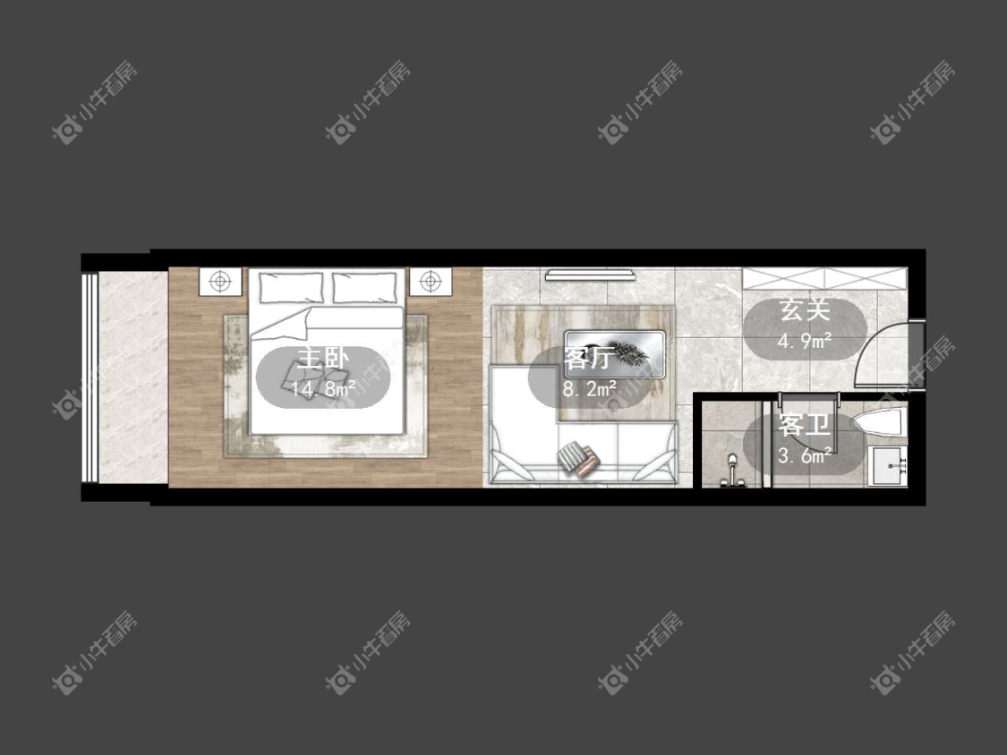 镇江吾悦广场（丹阳）在售二手房源户型图_小牛看房