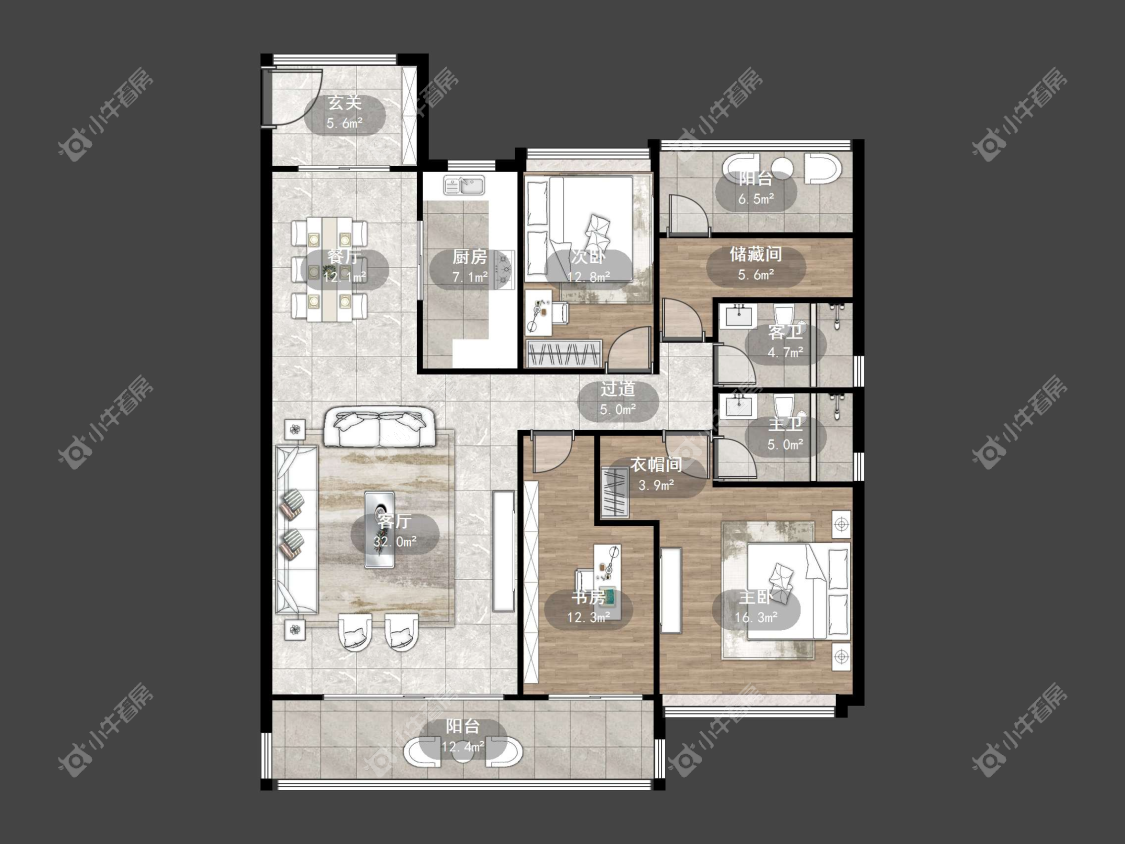 镇江凤熹台在售二手房源户型图_小牛看房
