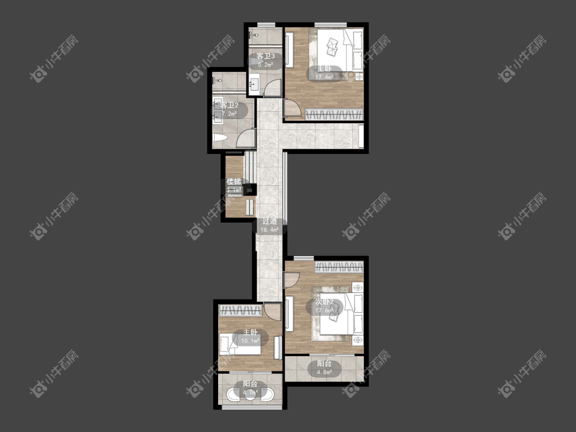 镇江风雅尚都在售二手房源户型图_小牛看房