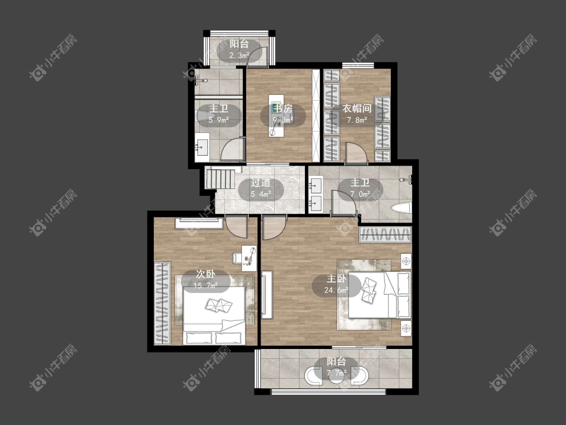 镇江缇香花园二期在售二手房源户型图_小牛看房