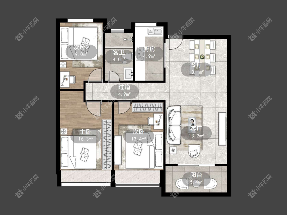 镇江荣城国际（藏龙御景）在售二手房源户型图_小牛看房